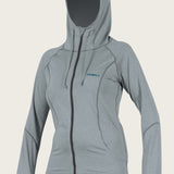 Women's Hybrid L/S Full Zip Sun Hoodie