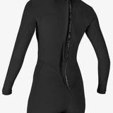 Women's Bahia 2/1Mm Back Zip L/S Spring Wetsuit - Blk/Blk/Blk | O'Neill