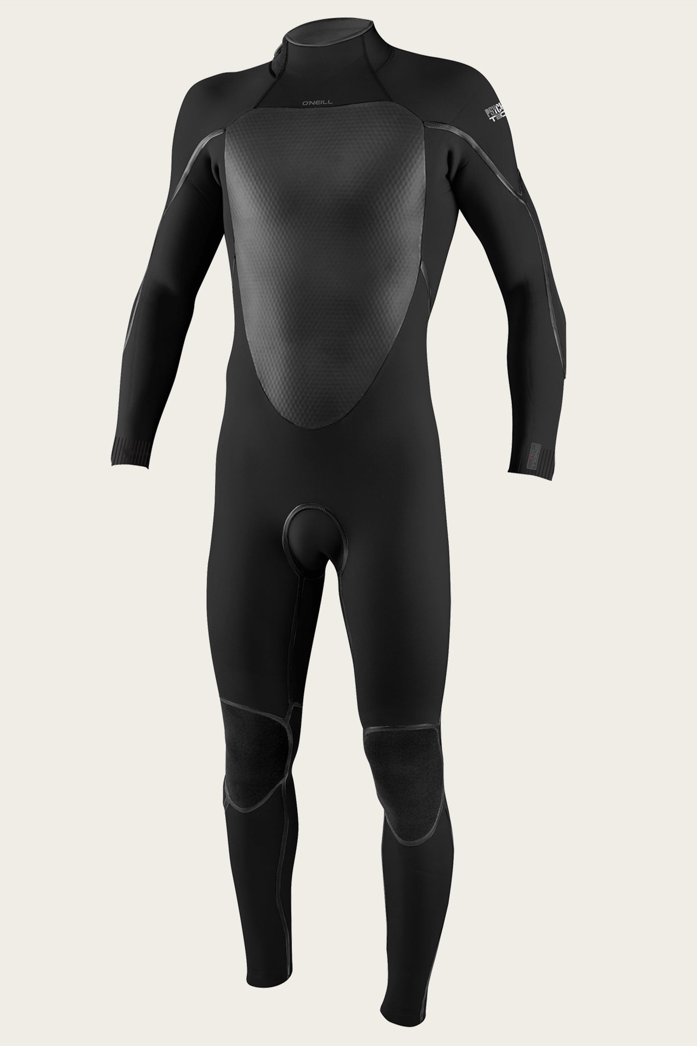 Psycho Tech 4/3+Mm Back Zip Full Wetsuit - Black/Black | O'Neill