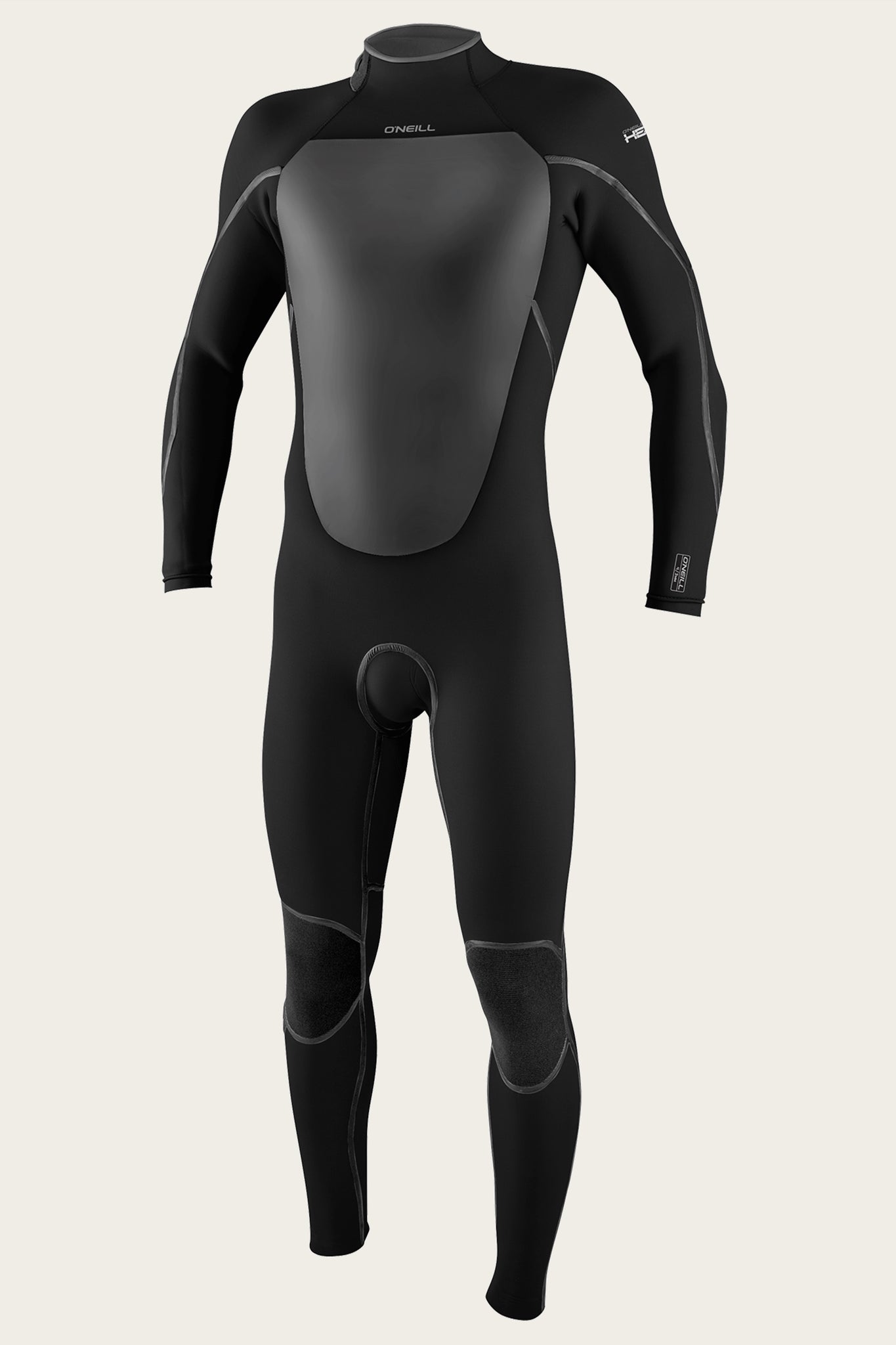 Heat 3/2Mm Back Zip Full Wetsuit - Black/Black | O'Neill