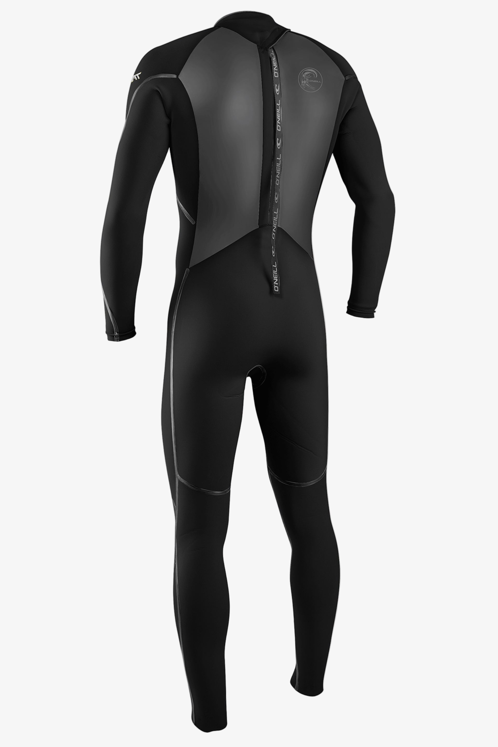 Heat 4/3Mm Back Zip Full Wetsuit - Black/Black | O'Neill