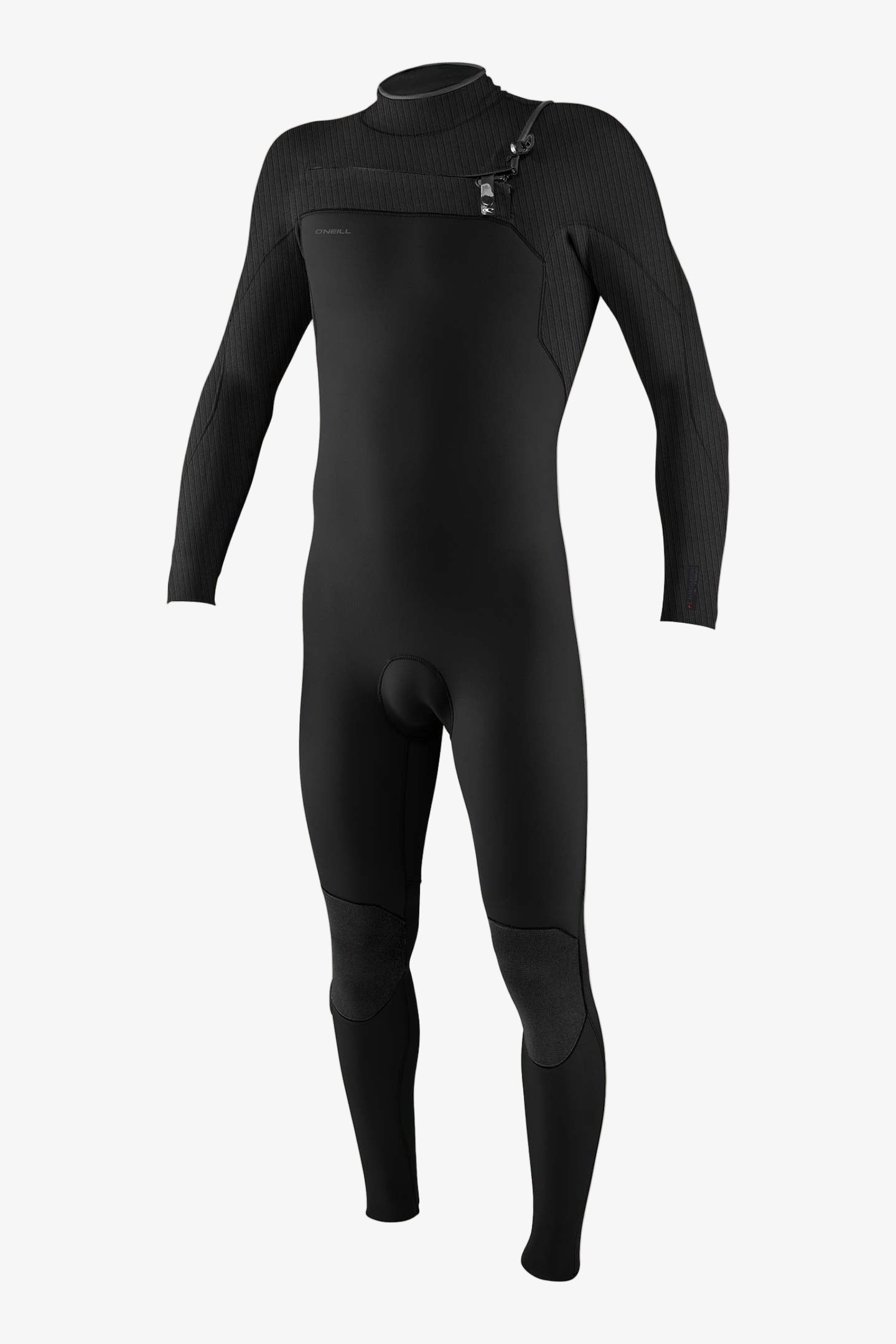 O'Neill Hyperfreak 4/3+ All-round Cold-Water Chest-Zip Steamer — full deck view