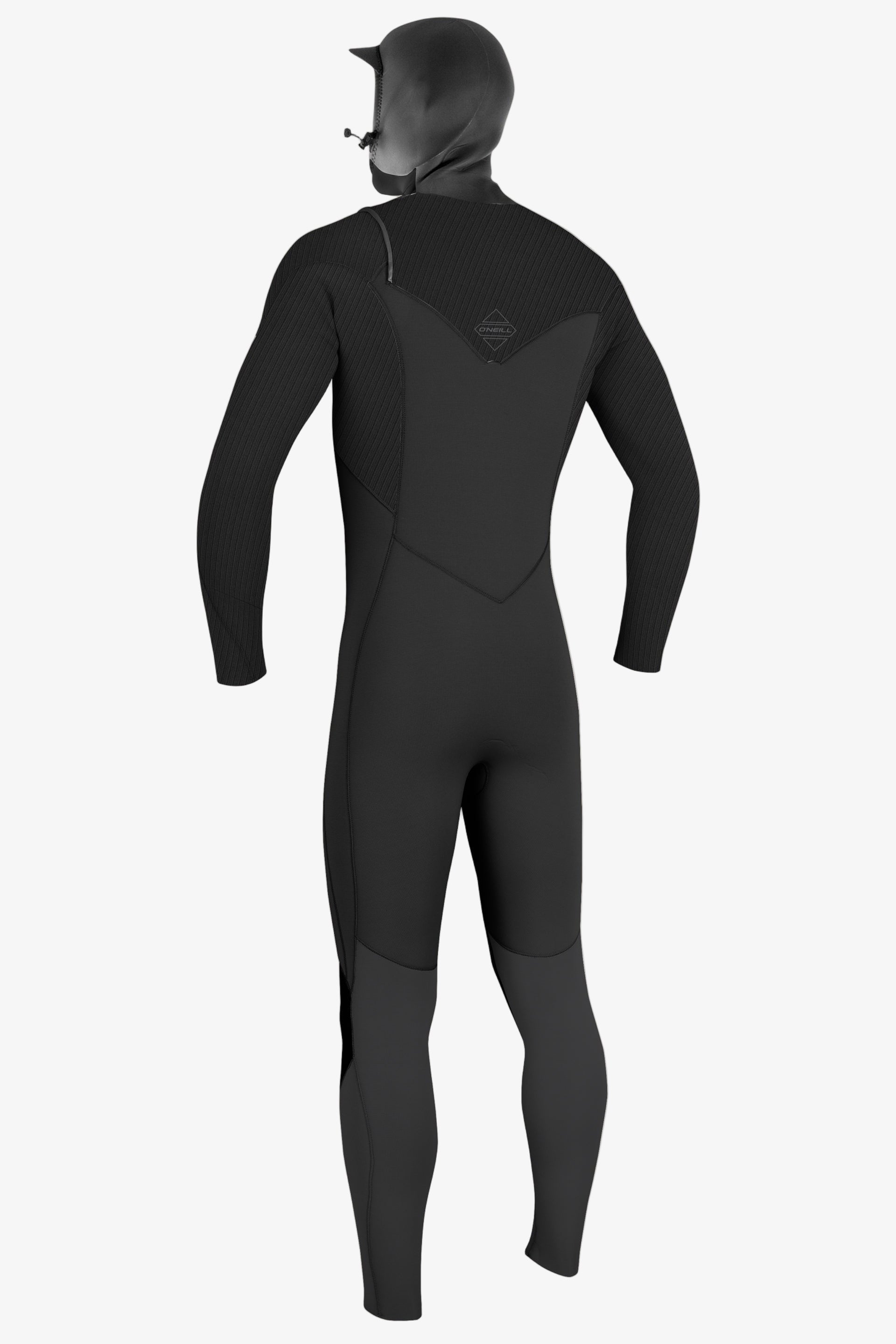Hyperfreak 4/3+Mm Chest Zip W/Hood Full Wetsuit - Black/Black | O'Neill
