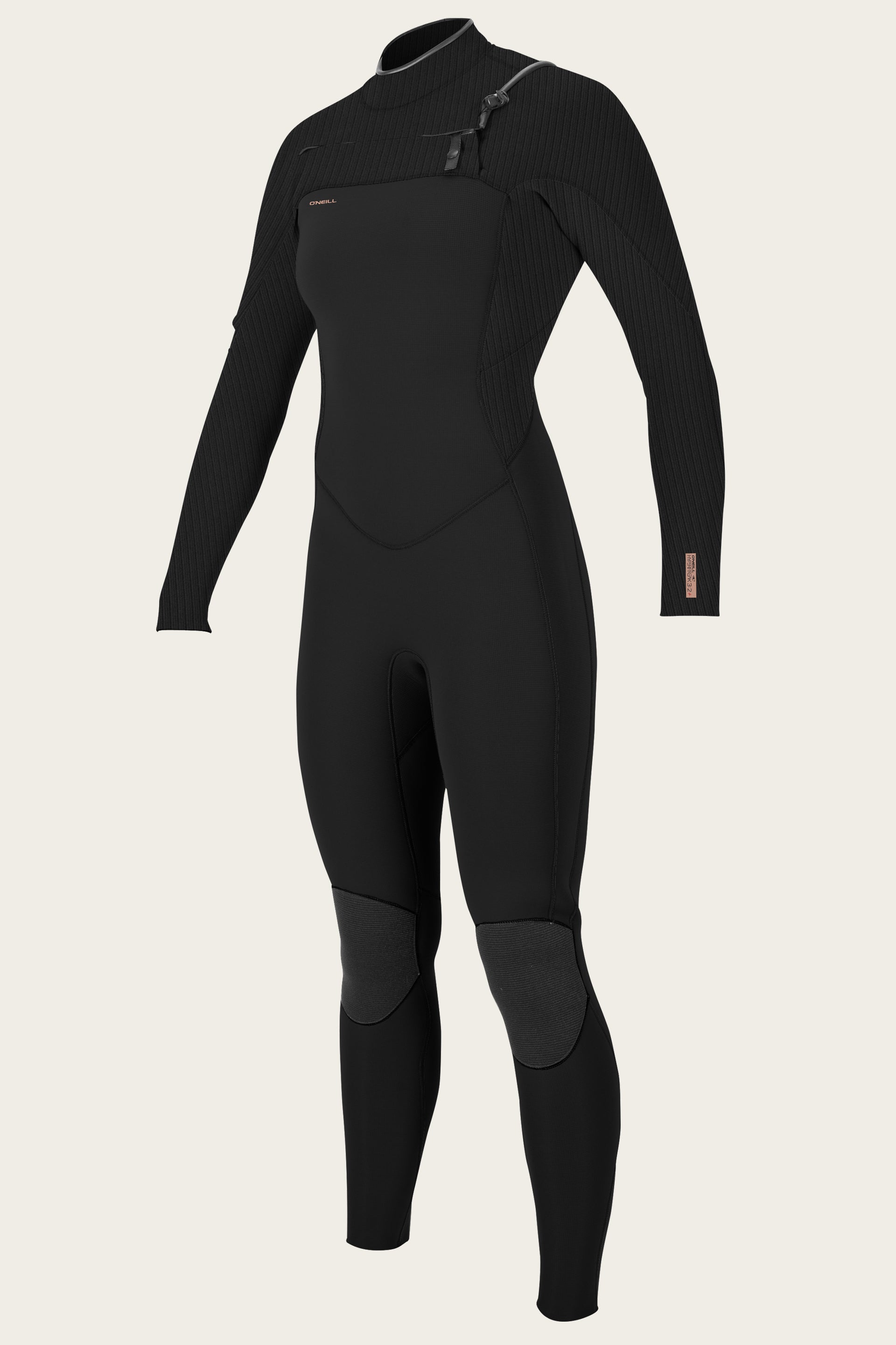 Women's Hyperfreak 3/2+Mm Chest Zip Full Wetsuit - Black/Black | O'Neill