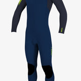 Youth Hyperfreak 4/3+Mm Chest Zip Full Wetsuit - Abyss/Abyss/Dayglo | O'Neill