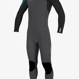 Youth Hyperfreak 4/3+Mm Chest Zip Full Wetsuit - Gn/Blk/Blu | O'Neill