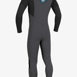 Youth Hyperfreak 4/3+Mm Chest Zip Full Wetsuit - Gn/Blk/Blu | O'Neill