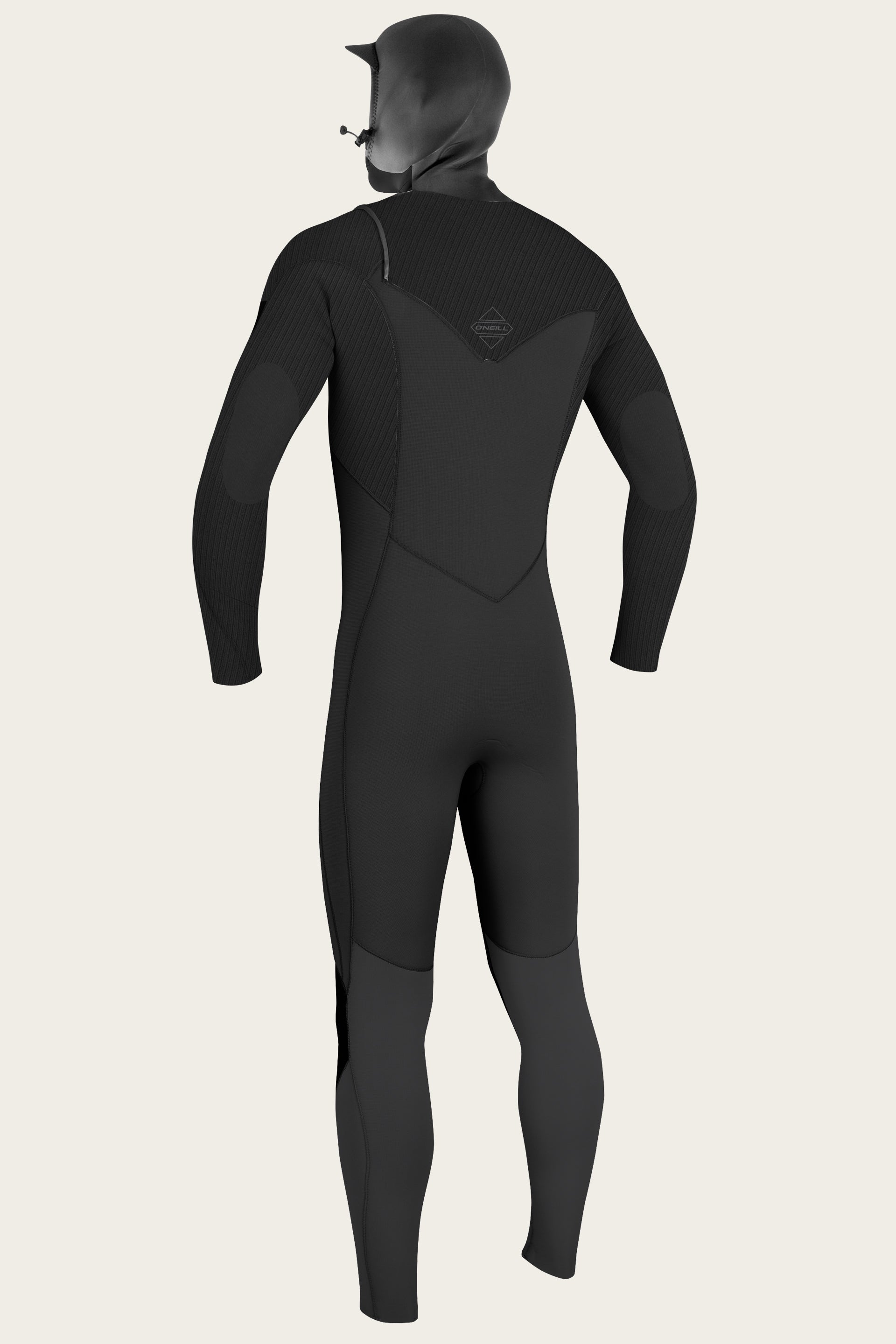 Youth Hyperfreak 5.5/4+Mm Chest Zip Full W/Hood Wetsuit - Black/Black | O'Neill