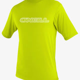 Toddler Basic Skins 50+ S/S Sun Shirt - Lime | O'Neill