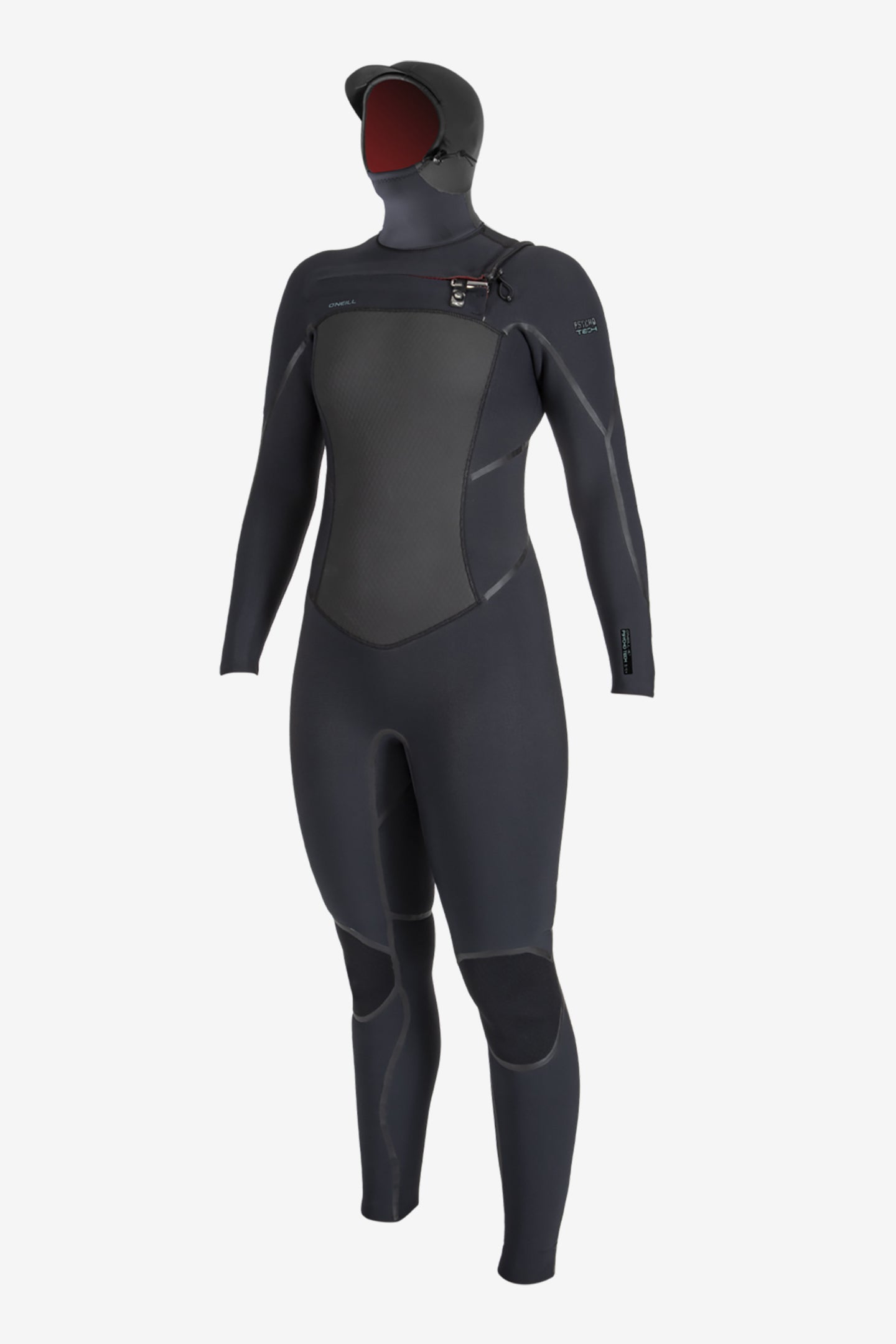 WOMEN'S PSYCHO TECH 5/4+MM CHEST ZIP FULL WETSUIT W/ HOOD