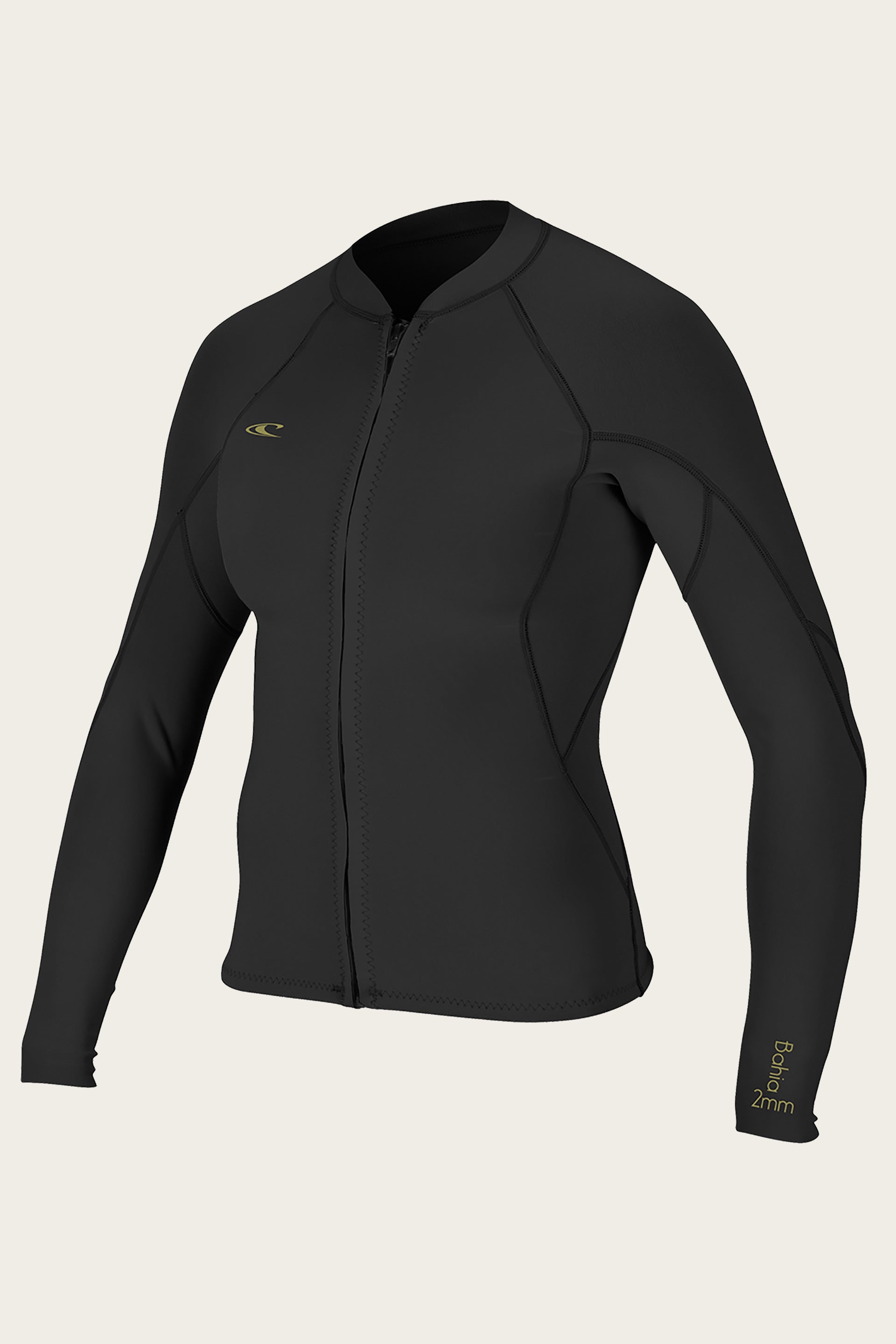 Women's Bahia 1/1.5Mm Full Zip Jacket - Glideblk/Blk/Blk | O'Neill