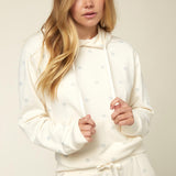 Backbay Printed Pullover Fleece