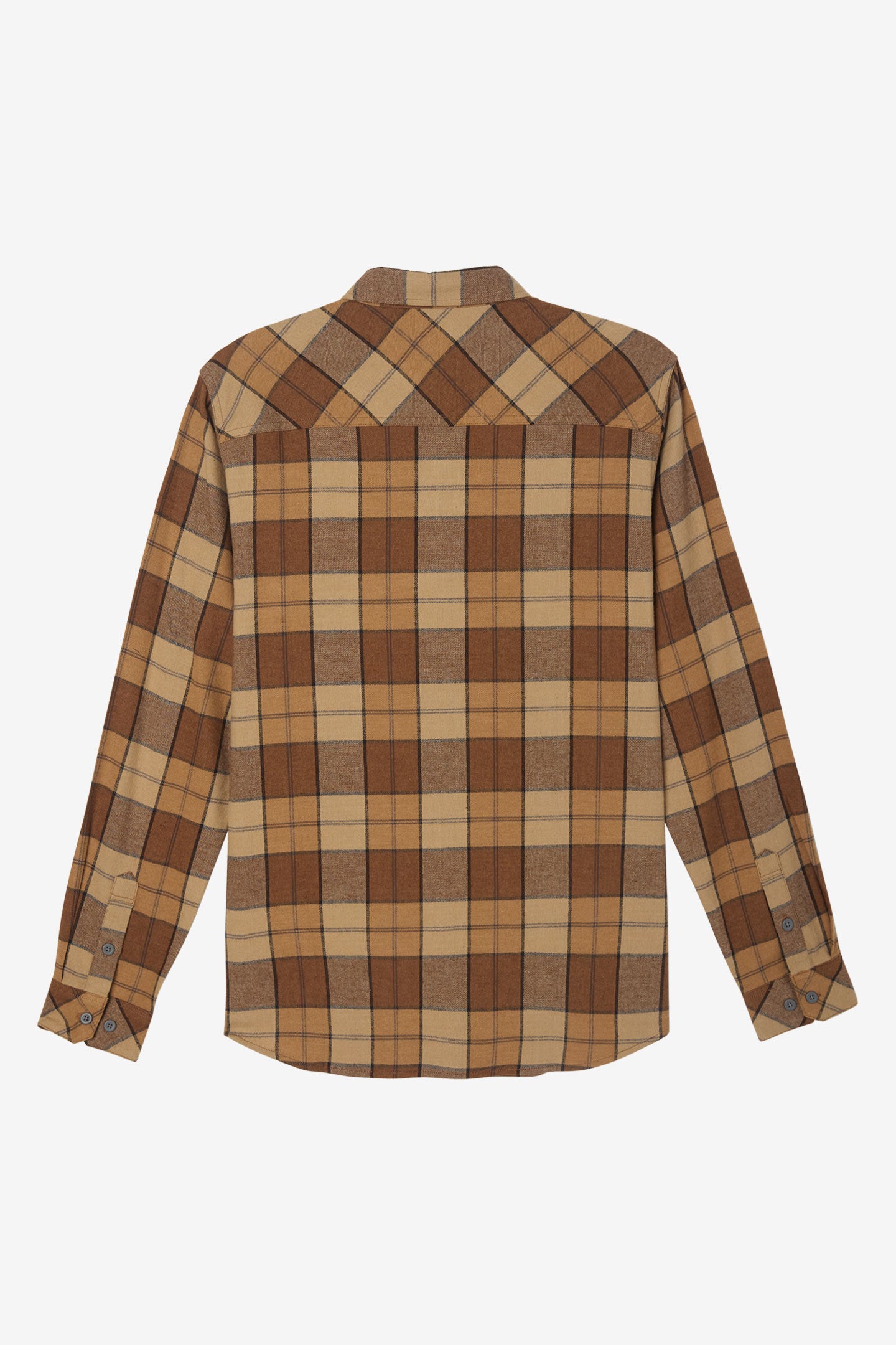 Redmond Plaid Stretch Flannel Shirt - Brown | O'Neill