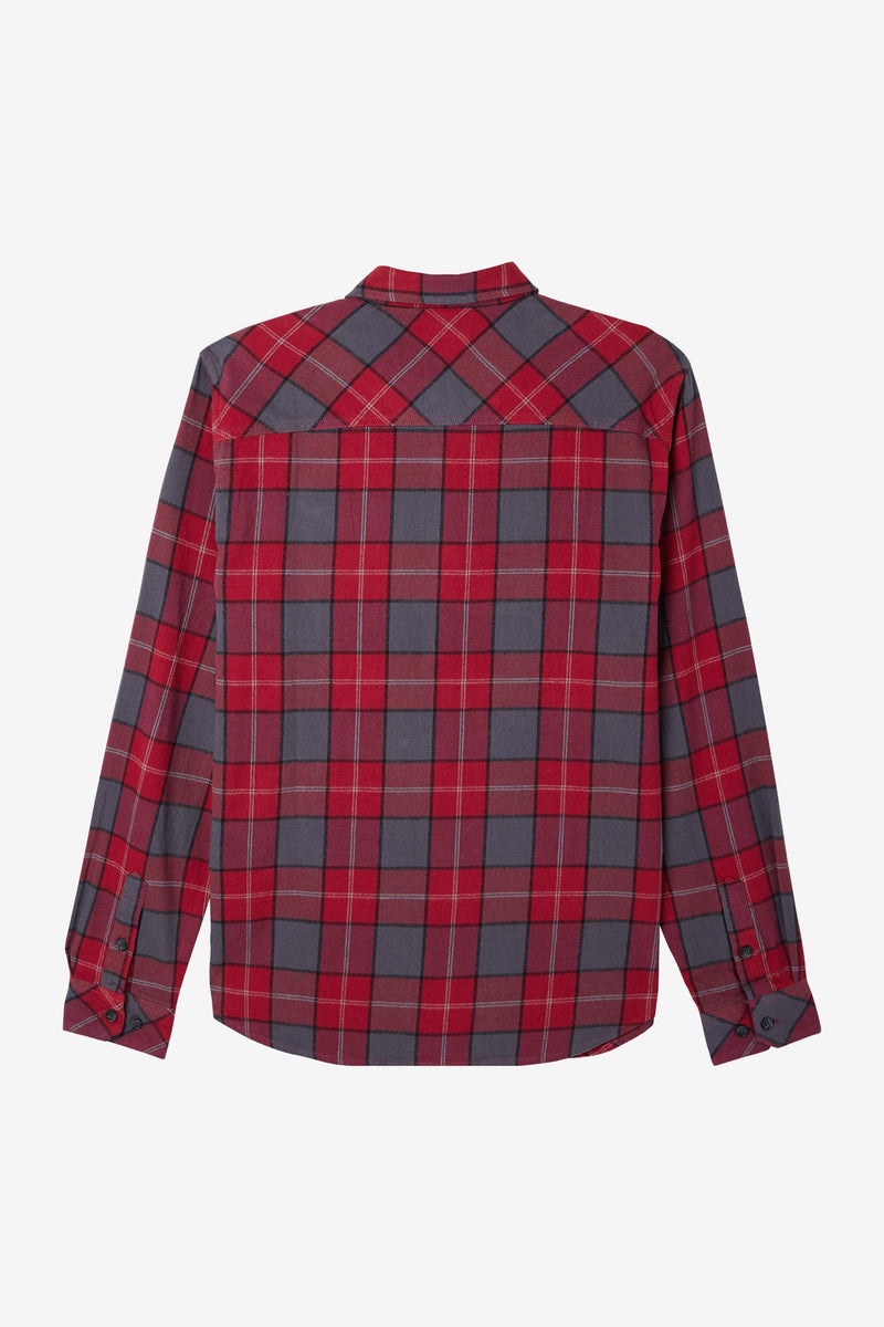 Redmond Plaid Stretch Flannel Shirt - Red | O'Neill