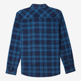 Glacier Plaid Superfleece Flannel Shirt