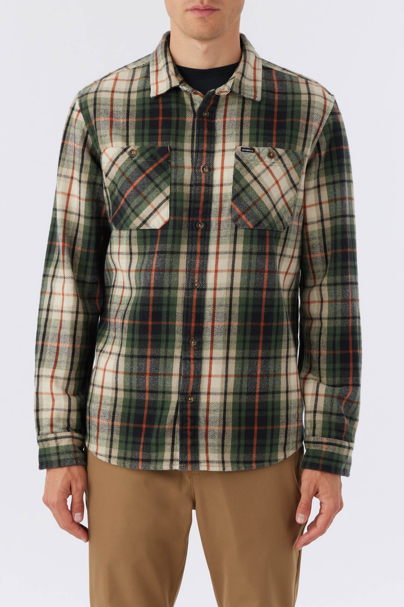 Landmarked Flannel Shirt - Light Khaki | O'Neill