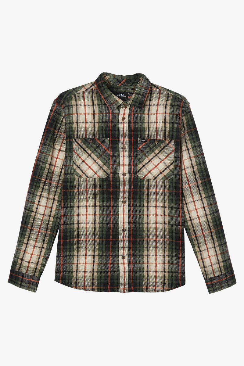 Landmarked Flannel Shirt - Light Khaki | O'Neill