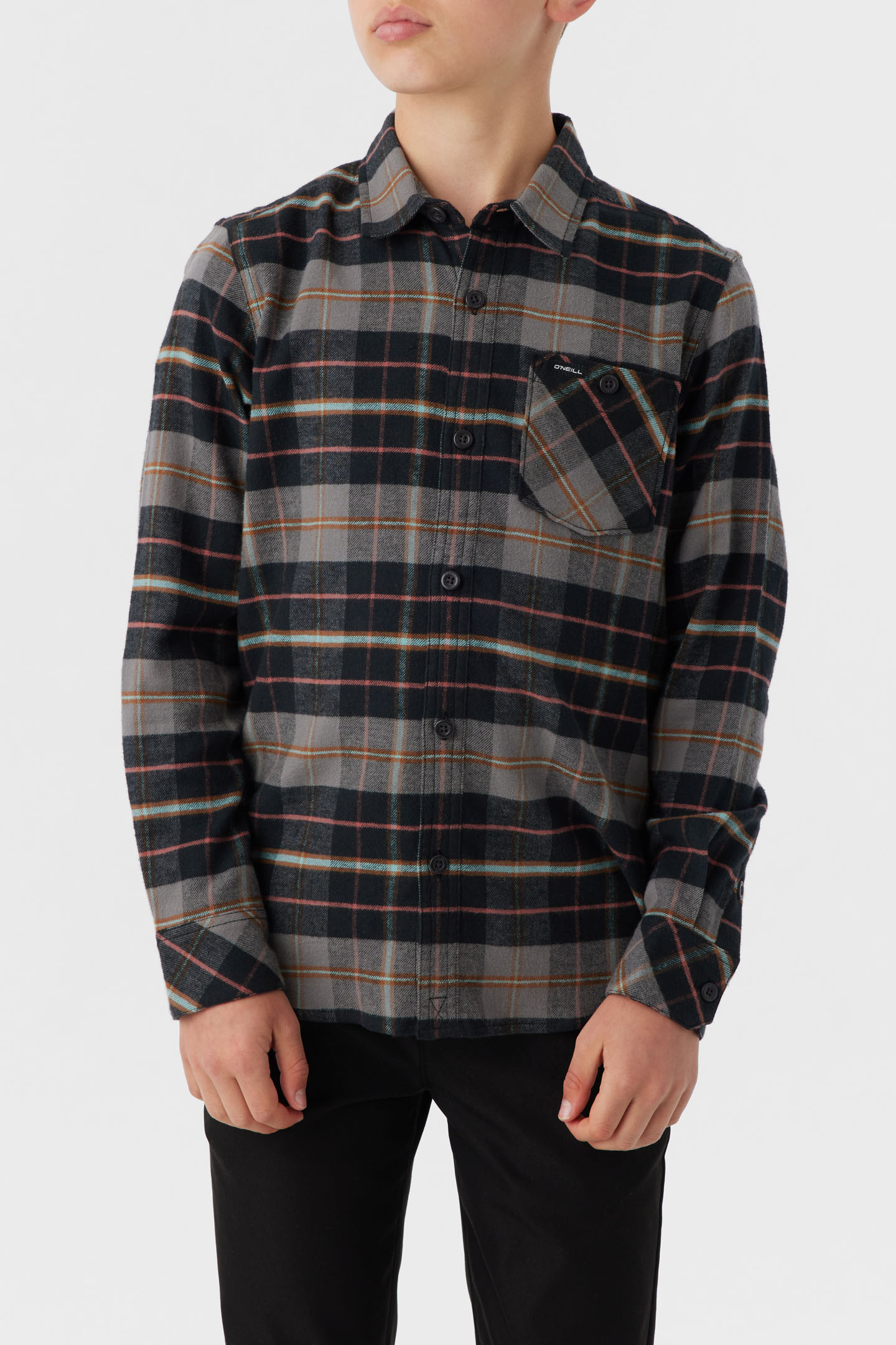 BOY'S REDMOND PLAID STRETCH FLANNEL