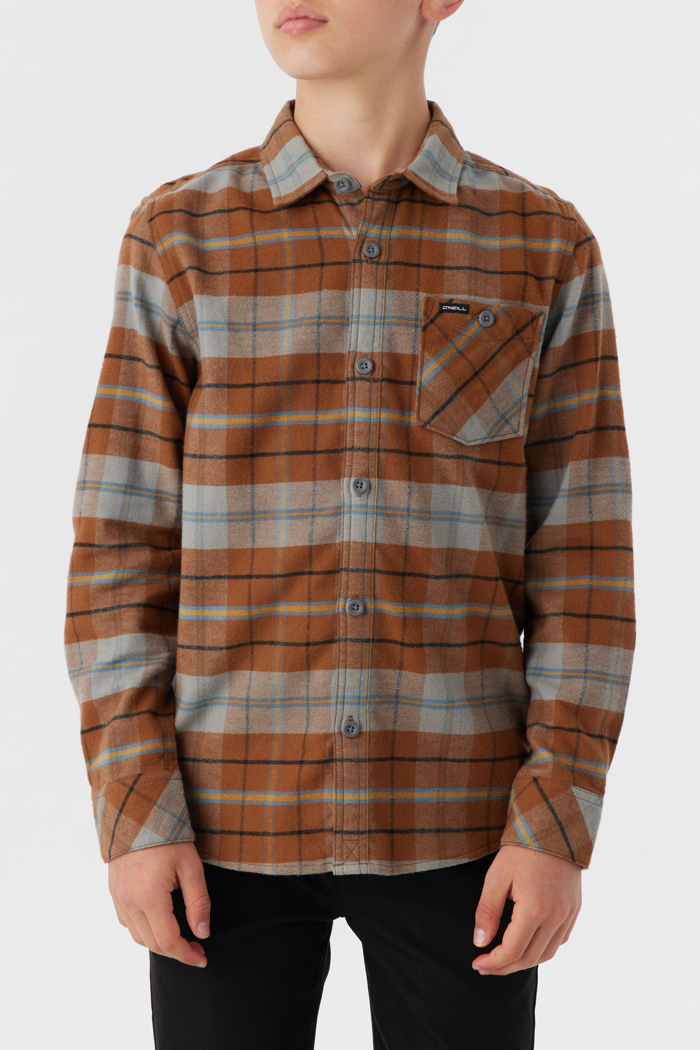 BOY'S REDMOND PLAID STRETCH FLANNEL