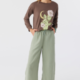 Girl's Brendita Crinkle Double Gauze Pants