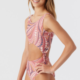 Girl's Meadowmist Cut Out One-Piece