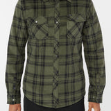 Glacier Plaid Superfleece Flannel Shirt