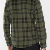 Glacier Plaid Superfleece Flannel Shirt