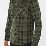 Glacier Plaid Superfleece Flannel Shirt