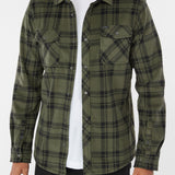 Glacier Plaid Superfleece Flannel Shirt