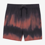 Stockton Print Elastic Waist 18" Hybrid Shorts