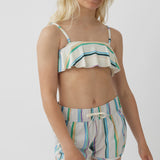 Girl's Lane Printed Stretch 2" Boardshorts
