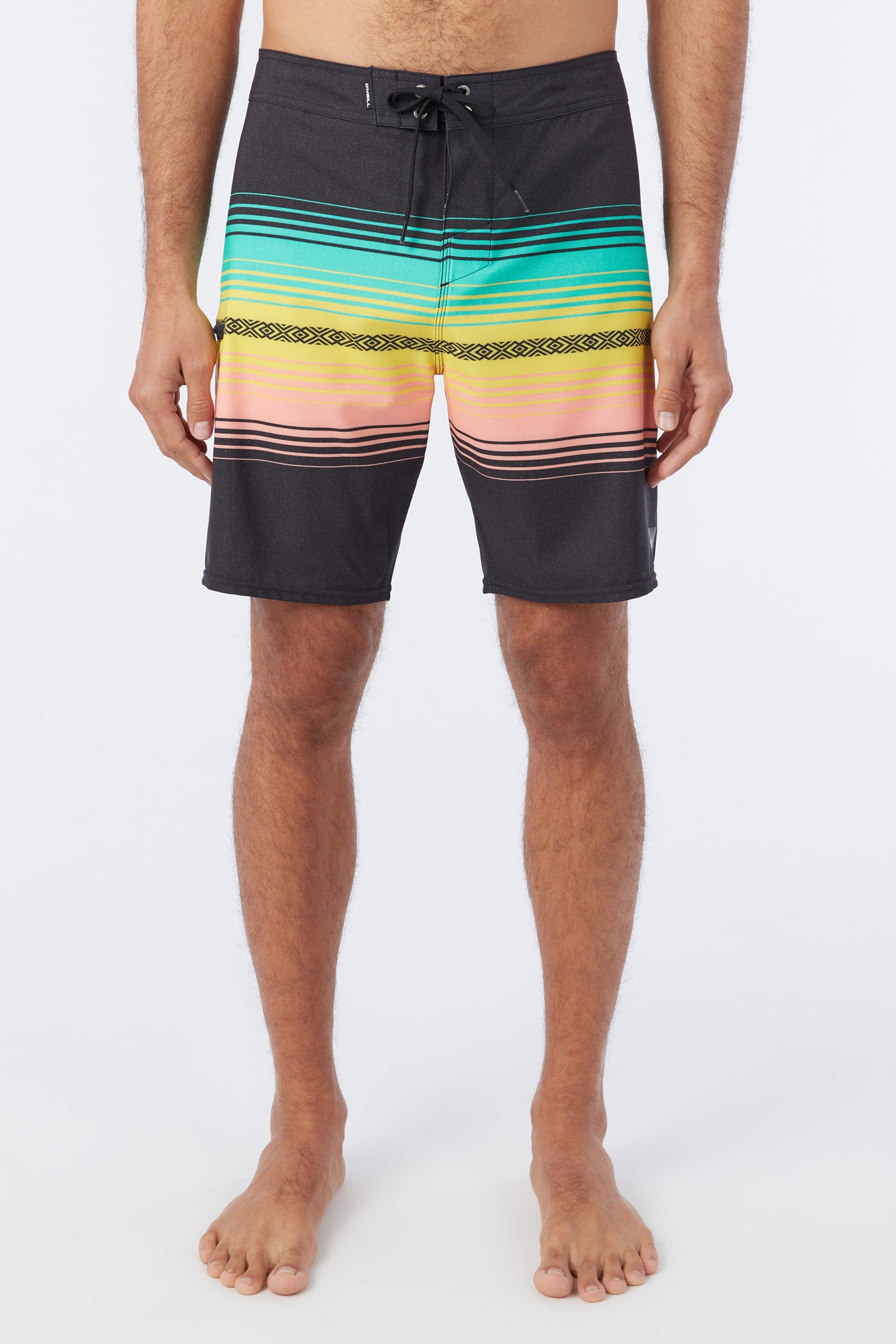 HYPERFREAK HEAT STRIPE LINE 19" BOARDSHORTS