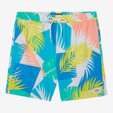 Hermosa Crew Elastic Waist 17" Swim Trunks