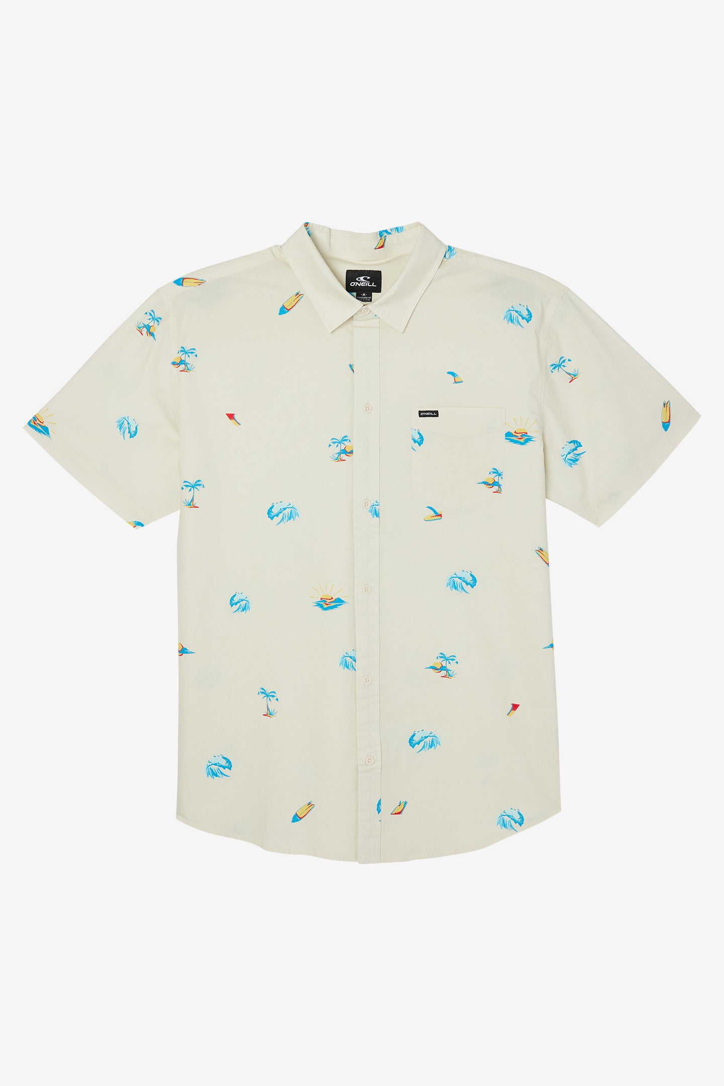 Boy's Quiver Stretch Shirt - Cream | O'Neill