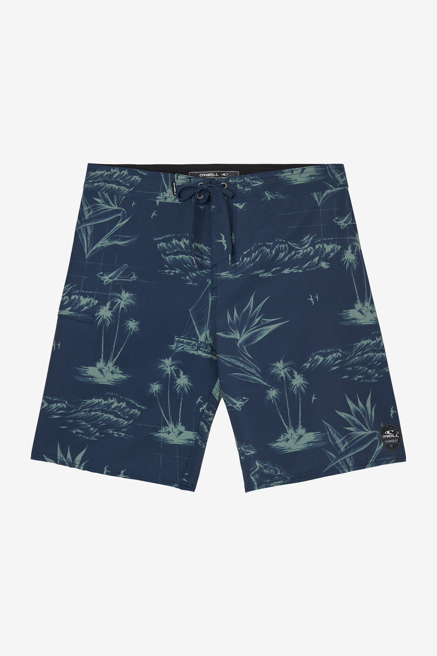 BOY'S HYPERFREAK HEAT HAWAII 17" BOARDSHORTS