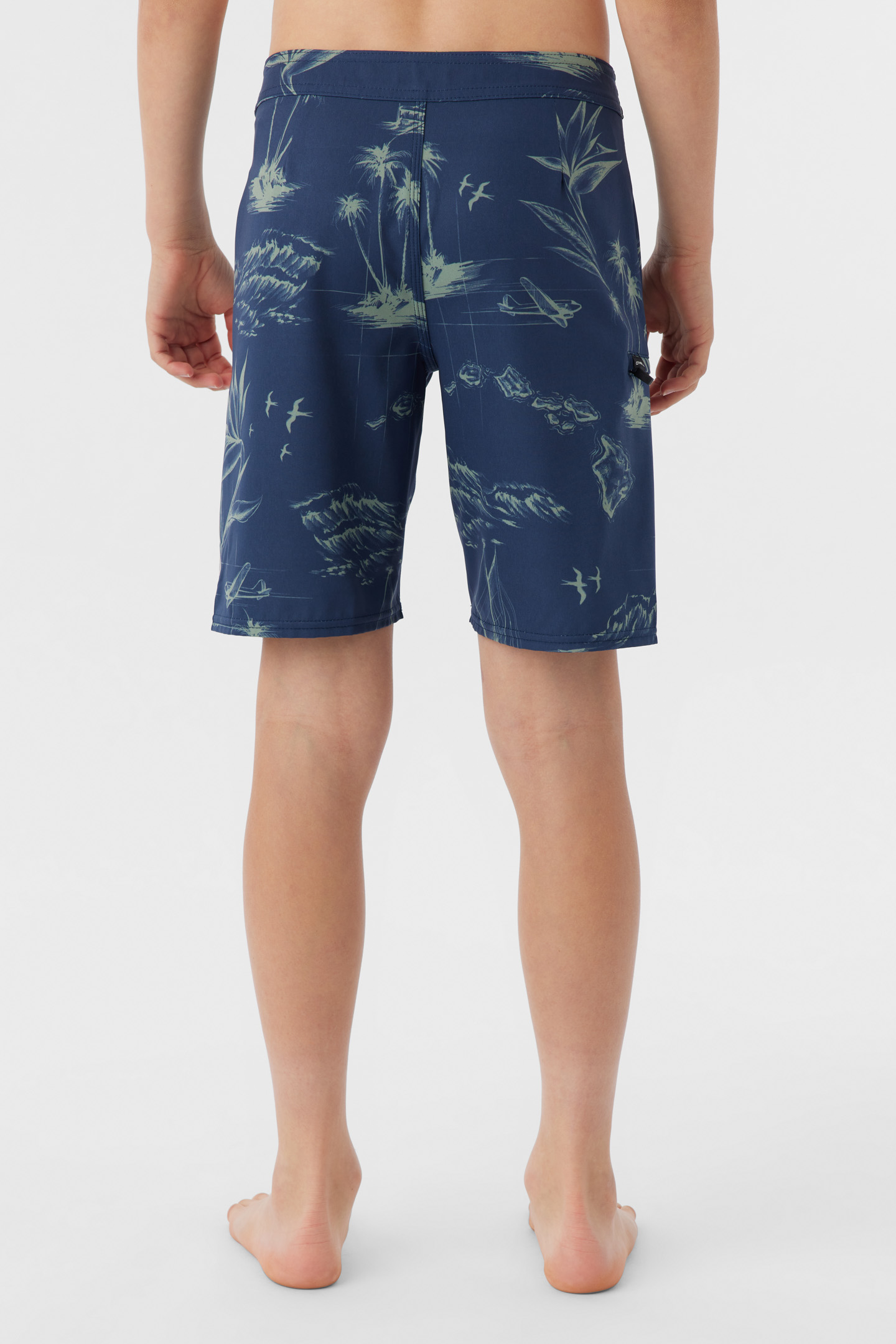 BOY'S HYPERFREAK HEAT HAWAII 17" BOARDSHORTS