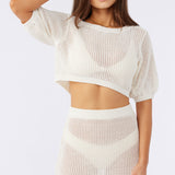 Erin Crochet Cover-Up Top