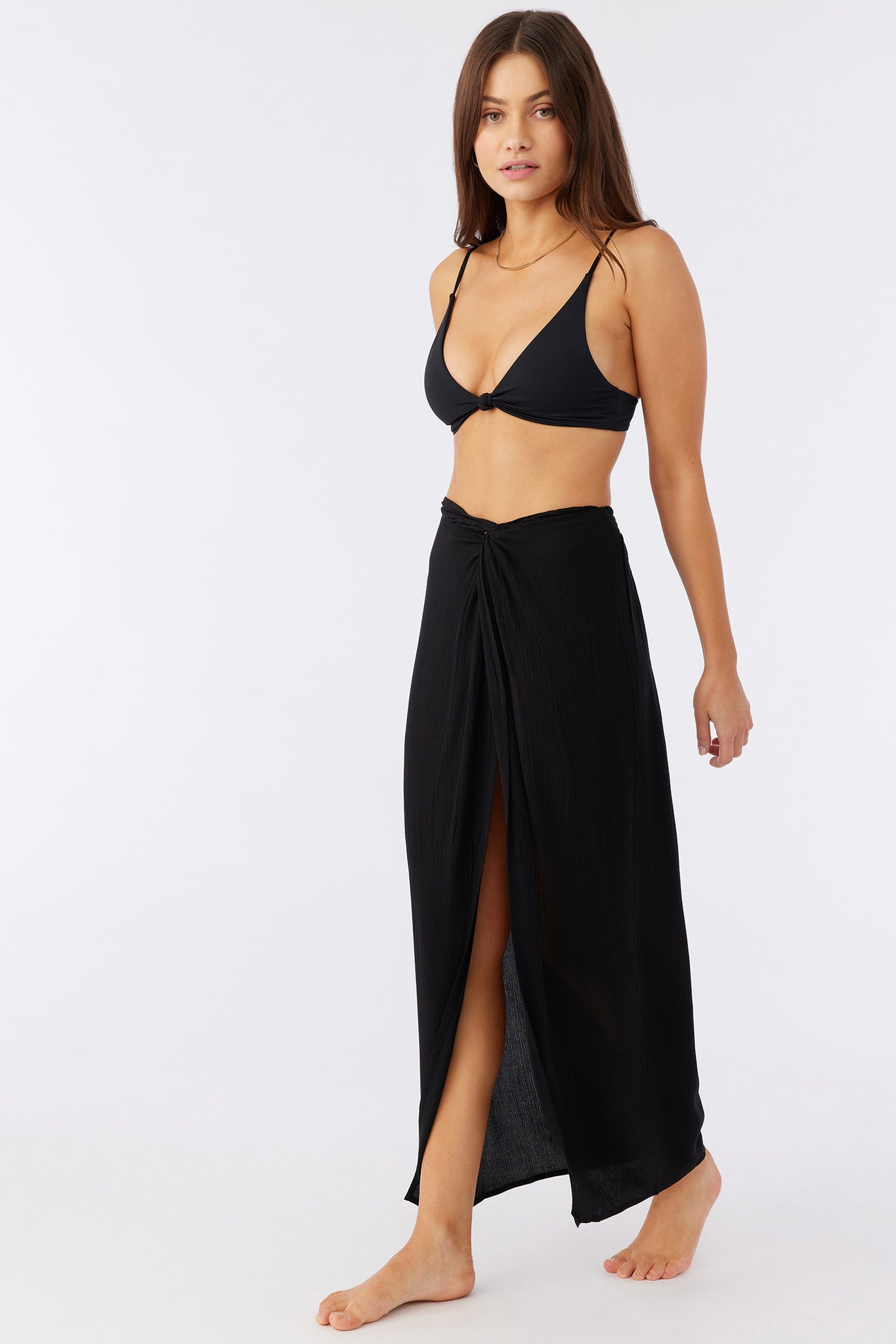 SALTWATER SOLIDS HANALEI MAXI SKIRT COVER-UP