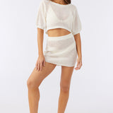 Erin Crochet Mini Skirt Cover-Up