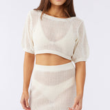 Erin Crochet Mini Skirt Cover-Up