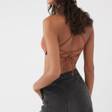 Maude Mini Denim Skirt