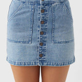 Maude Mini Denim Skirt