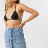 Maude Mini Denim Skirt