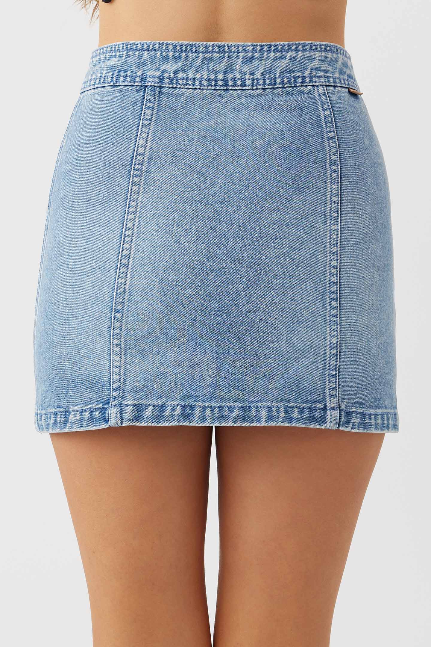 MAUDE MINI DENIM SKIRT