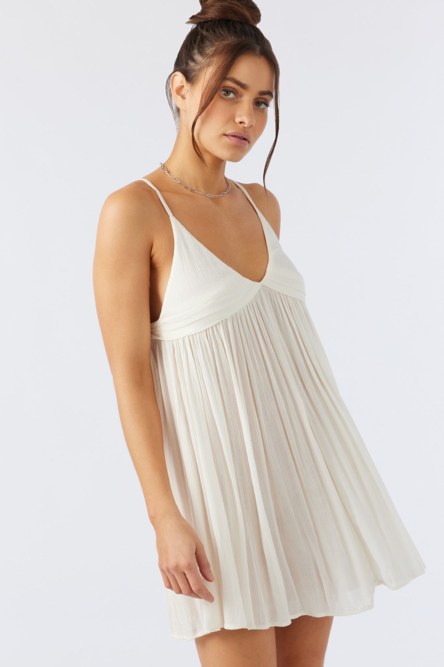 SALTWATER SOLIDS AVERY COVER-UP DRESS