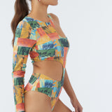 Susie Floral Tofino Surf Suit