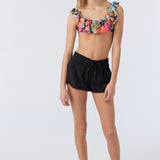 Girl's Lane Solid Stretch 2" Boardshorts