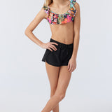 Girl's Lane Solid Stretch 2" Boardshorts