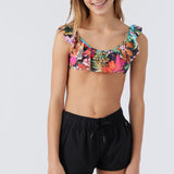 Girl's Lane Solid Stretch 2" Boardshorts