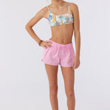 Girl's Lane Solid Stretch 2" Boardshorts